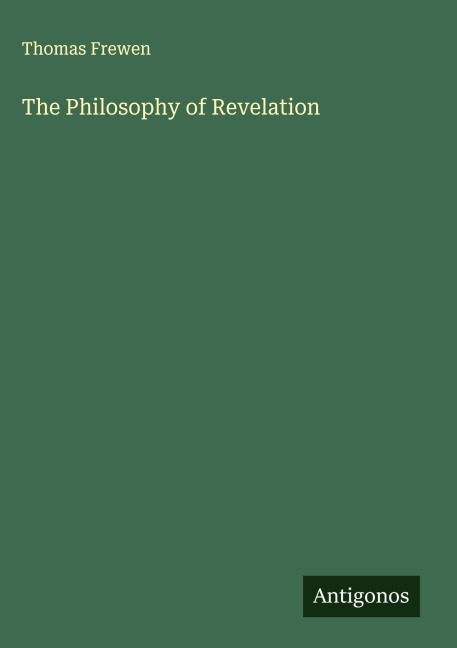 The Philosophy of Revelation