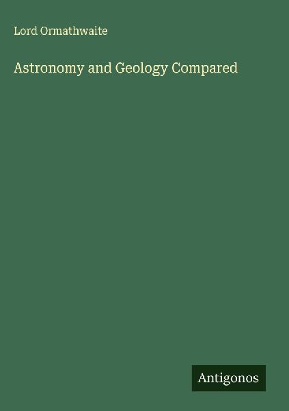 Astronomy and Geology Compared