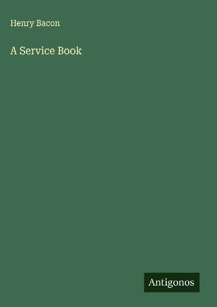 A Service Book