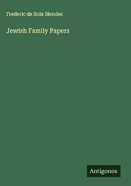 Jewish Family Papers