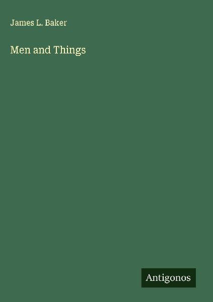 Men and Things