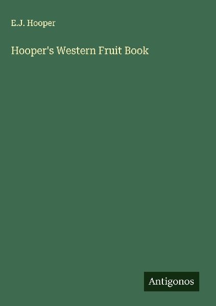 Hoopers Western Fruit Book