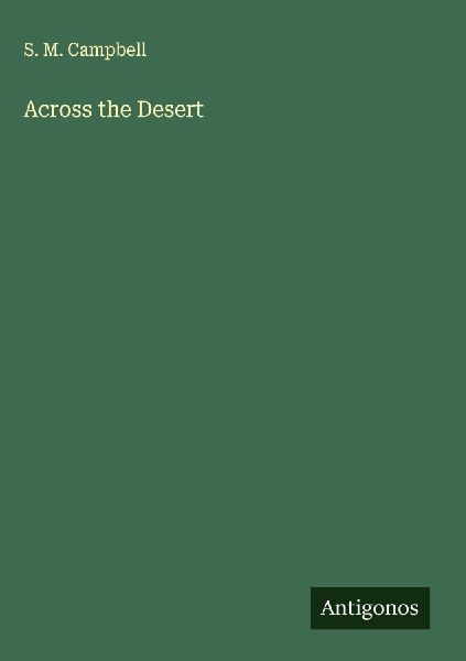 Across the Desert