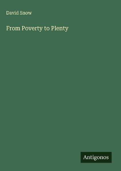 From Poverty to Plenty