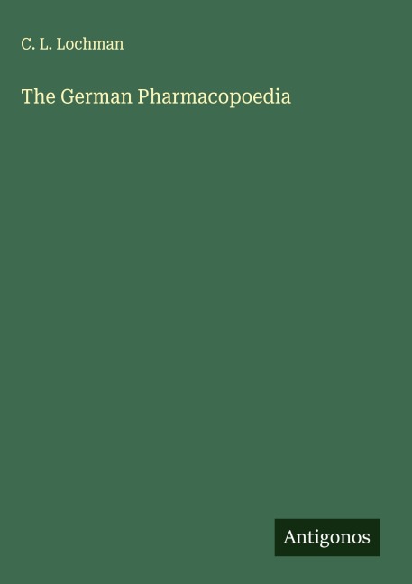 The German Pharmacopoedia