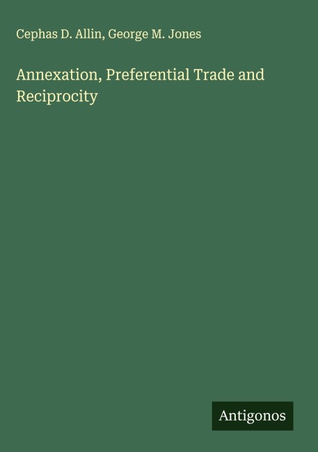 Annexation, Preferential Trade and Reciprocity