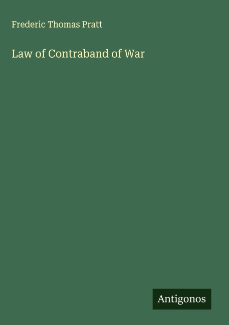 Law of Contraband of War