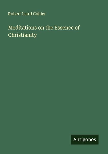 Meditations on the Essence of Christianity