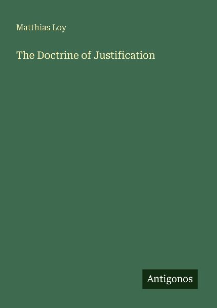 The Doctrine of Justification