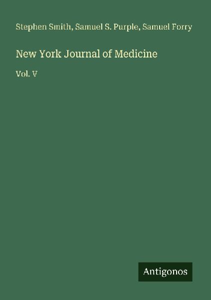 New York Journal of Medicine: Vol. V
