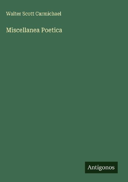 Miscellanea Poetica