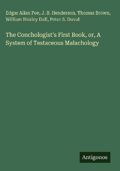 The Conchologists First Book, or, A System of Testaceous Malachology