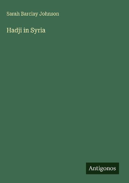 Hadji in Syria