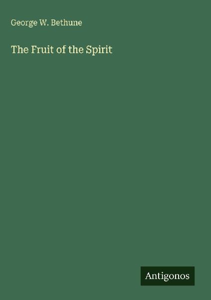 The Fruit of the Spirit
