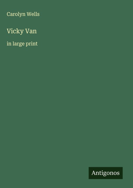Vicky Van: in large print