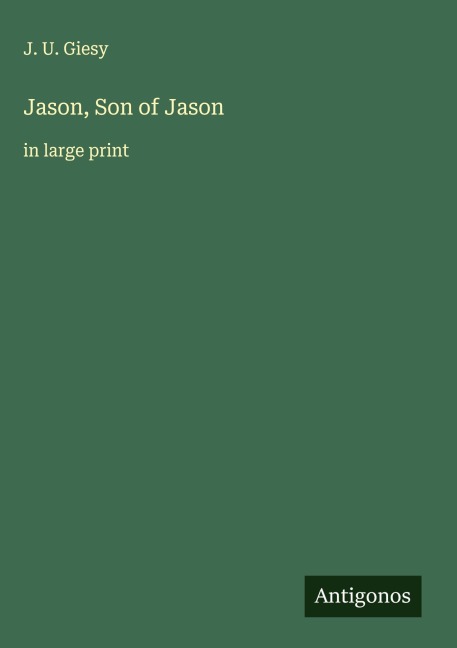Jason, Son of Jason: in large print