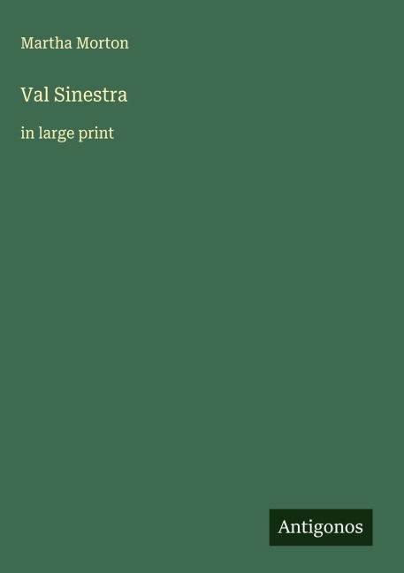 Val Sinestra : in large print