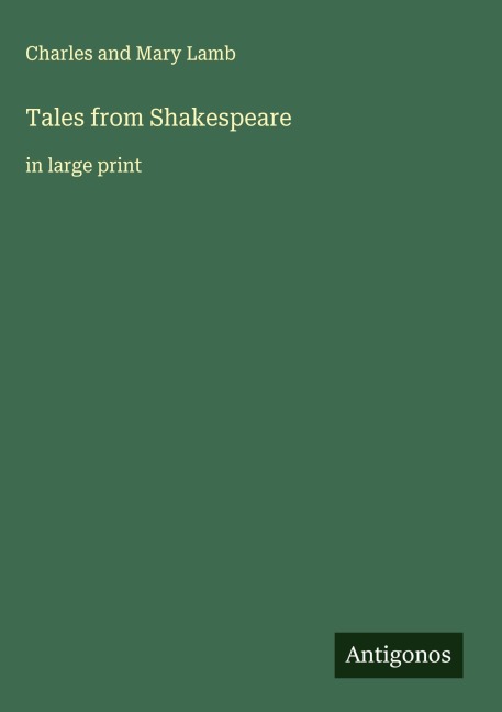 Tales from Shakespeare: in large print