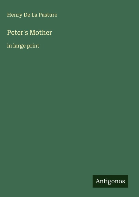 Peters Mother: in large print