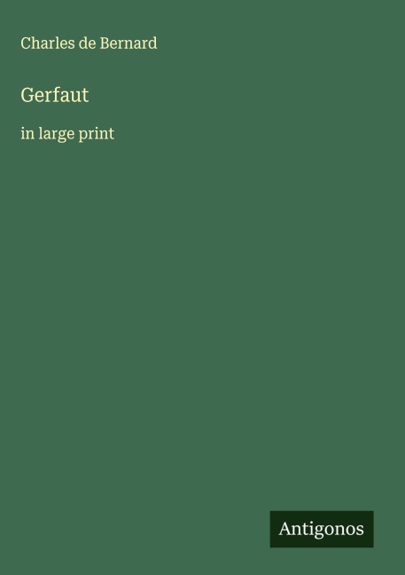 Gerfaut: in large print