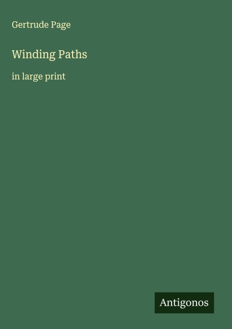 Winding Paths: in large print