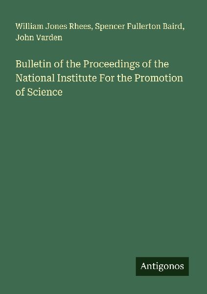 Bulletin of the Proceedings of the National Institute For the Promotion of Science