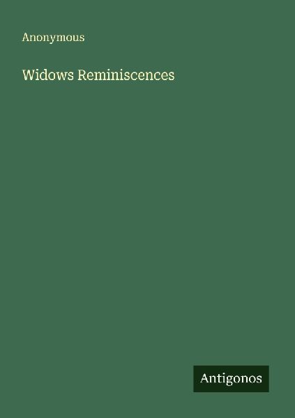 Widows Reminiscences