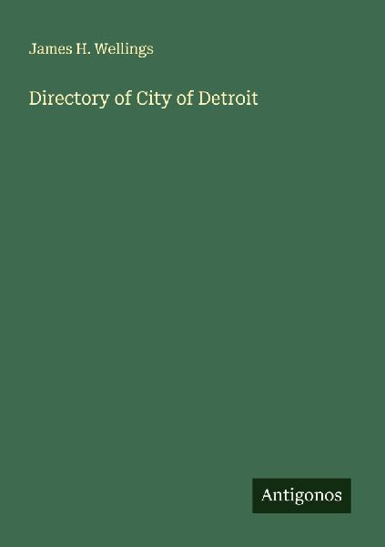 Directory of City of Detroit