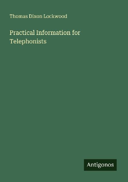 Practical Information for Telephonists