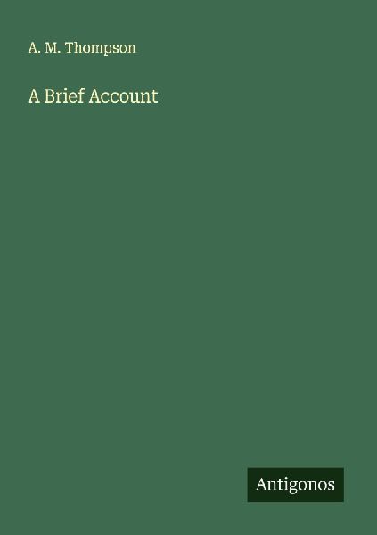 A Brief Account