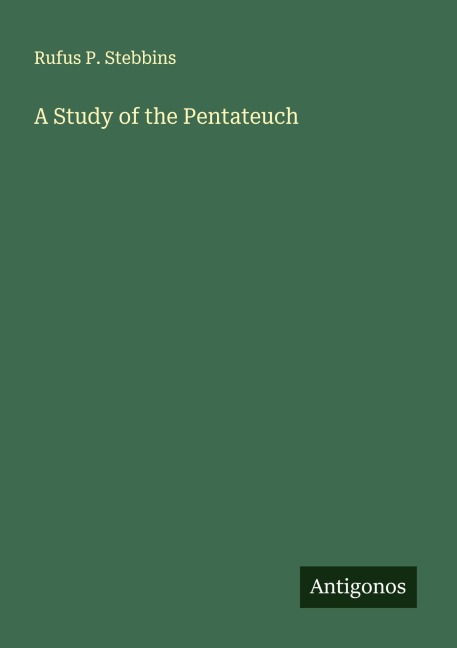 A Study of the Pentateuch