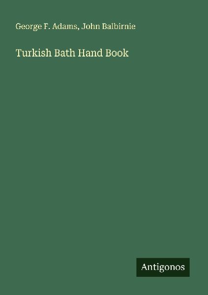 Turkish Bath Hand Book