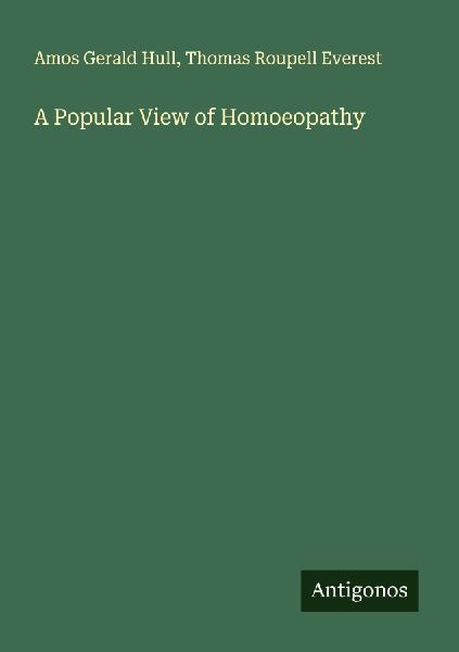 A Popular View of Homoeopathy