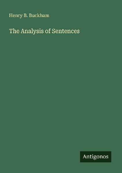 The Analysis of Sentences