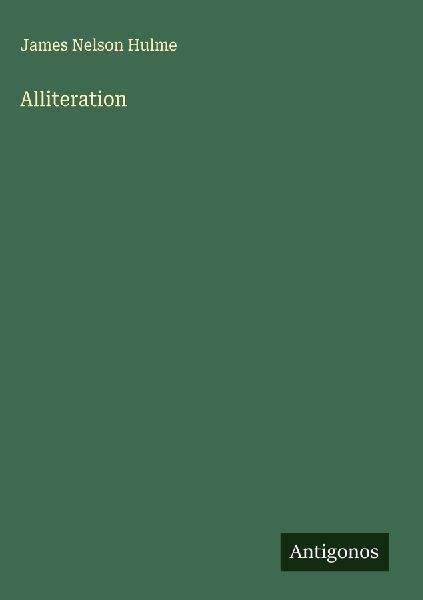 Alliteration