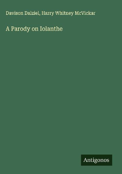 A Parody on Iolanthe