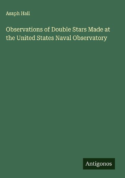 Observations of Double Stars Made at the United States Naval Observatory