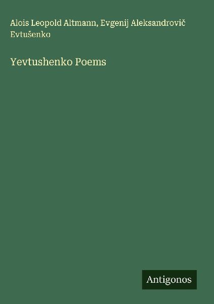 Yevtushenko Poems