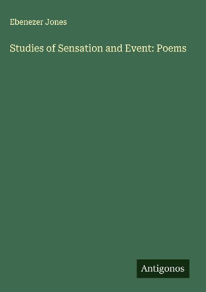 Studies of Sensation and Event: Poems