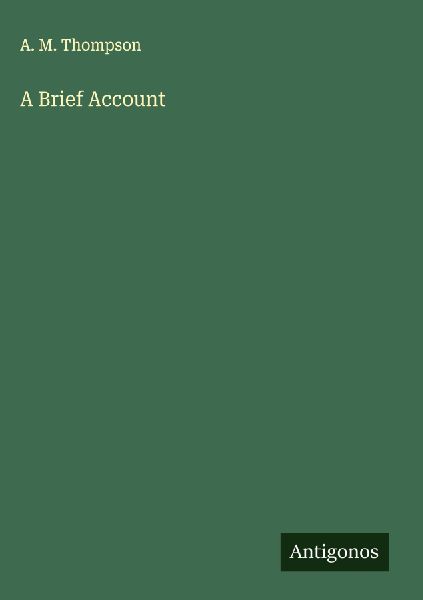 A Brief Account
