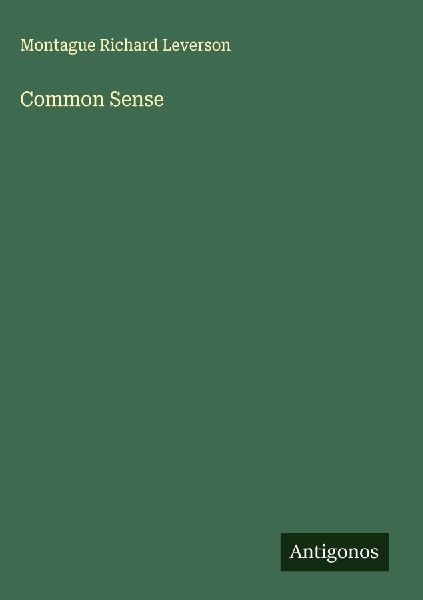 Common Sense