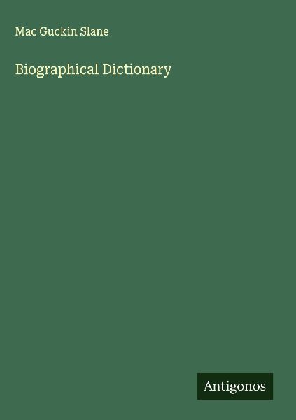 Biographical Dictionary