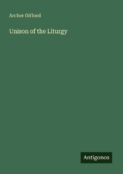 Unison of the Liturgy