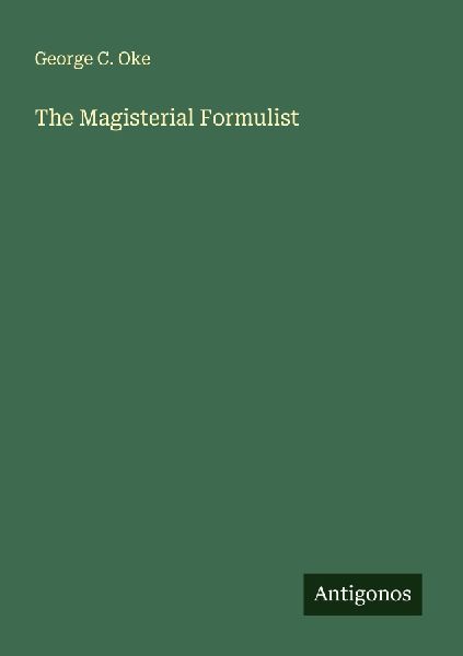 The Magisterial Formulist