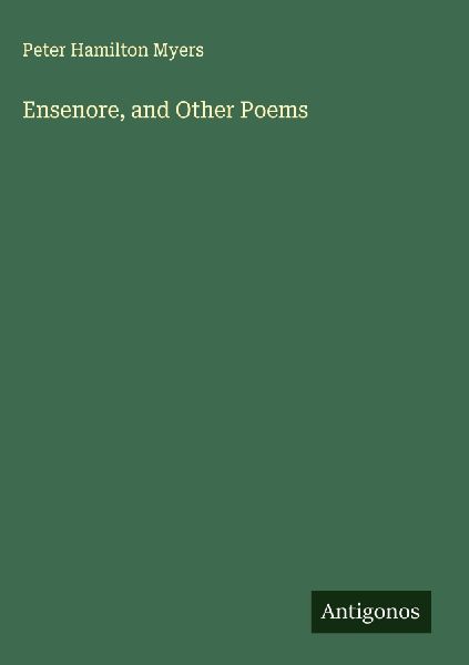 Ensenore, and Other Poems