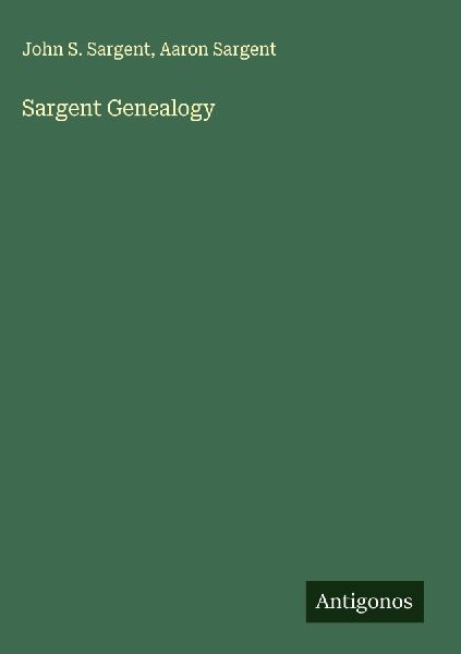 Sargent Genealogy
