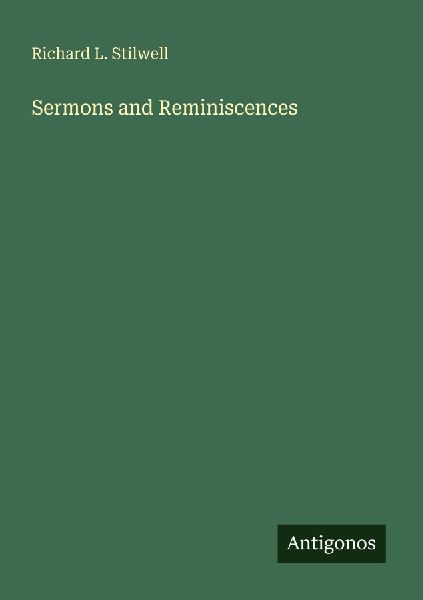 Sermons and Reminiscences