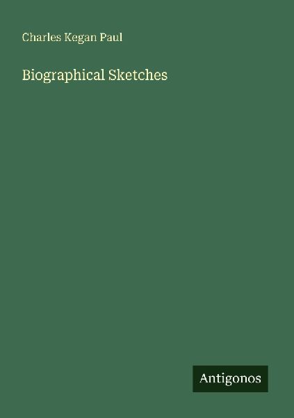 Biographical Sketches