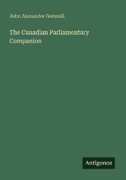 The Canadian Parliamentary Companion