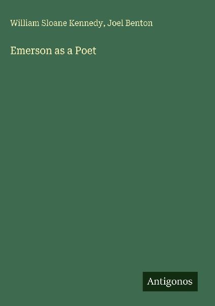 Emerson as a Poet